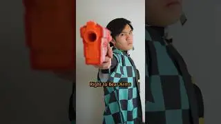 American Breathing Goes Too Far 🇺🇸🔫 #demonslayer #tanjiro #nezuko #luffy #kakashi #naruto #onepiece