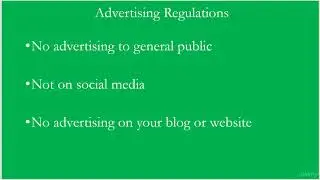Learn How to Set Up an Incubator Hedge Fund - Step-by-Step : Advertising Regulations