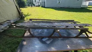 How I rebuilt an antique Flexible Flyer Sled.