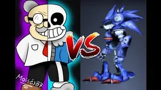 sans vs mecha sonic[ANIMATION; part 2 preview; превьюшка :D]