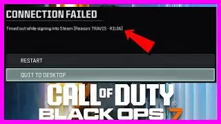 How to FIX Black Ops 7 Connection Failed TRAVIS RILEA