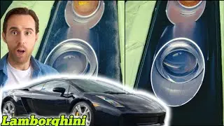 Lamborghini HEADLIGHT RESTORATION - 💲10,000 Headlights 💰