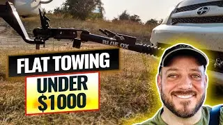 BlueOx Flat Tow Setup Installation On Scion Xa For Class A Motorhome Under $1000