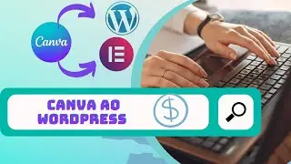 Vincular pdf, ou arte do canva ao wordpress com elementor. canva website designer wordpress
