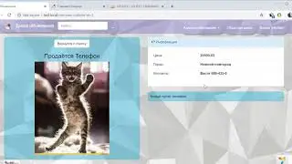 Сайт объявлений на yii2