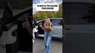 Do you know 8 ways to close a Tesla door? 🤯