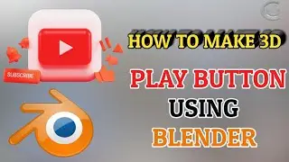 How to make youtube play button blender