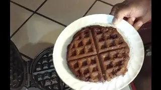 Reese’s Peanut Butter Waffle with Carbquik and Chocolate Recipe