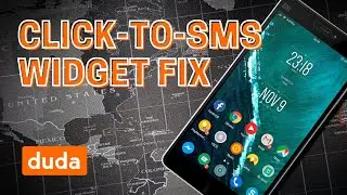 Duda Website Builder Click-to-SMS Widget Fix For Android