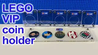 LEGO VIP Coin Holder - all 5 coins | Keep them separate or display them together?