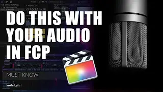 How to Remove Background Noise in FCP without any plugins | Make your Audio Sound Amazing