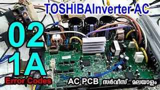 02 1A Error Code TOSHIBA Inverter AC PCB Repair 