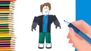 How to DRAW BACON HAIR - ROBLOX DRAWING| Tutorial for Beginner KIDS