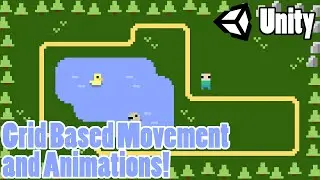 How to make 4-Way Grid Based Movement and Animations in Unity | Unity Tutorials
