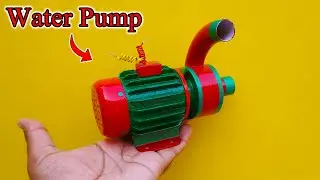 How To Make A Water Pump At Home | DIY Powerful High Pressure Water Pump | DC 12 volt Water Pump DIY