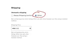 How To Get The “Other” Shipping Option (Depop Dropshipping)