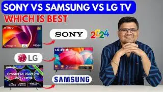 LG vs Samsung vs Sony TV 2024 ⚡ Best LED TV 43 Inch in India 2024 ⚡ Samsung vs Sony vs LG TV 2024