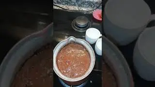 Maden suyuyla TÜRK KAHVESİ... Boool köpüklü...