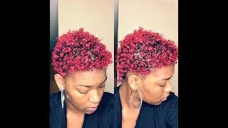 I Cut All My Hair Off AGAIN & Im A Red Head Now! TWA