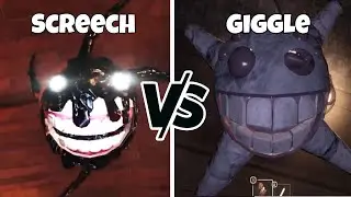 Doors Screech Jumpscare VS Giggle Jumpscare (Roblox Doors Floor 2)