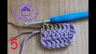 Hiding threads in crochet