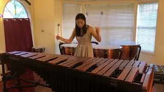 Enkor Fiona Sun Marimba Ney Rosauro Marimba Concerto #2 Third Movement Walking on Clouds