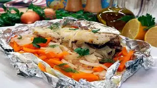 Навага с овощами в духовке. Как вкусно приготовить рыбу