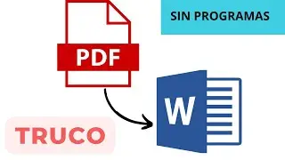 How to EDIT a PDF in WORD (Easy and Fast) 📄➡️🟦