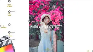 FREE Photo Movement Effects for Final Cut Pro | TIP310. 무료 파이널컷 사진 움직임 효과 공유