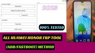 All Honor/Huawei FRP Tool | MTP fastboot ADB Method | NEW METHOD 2023