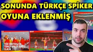 TÜRKÇE SPİKER OYUNA EKLENDİ 🔴⚪ (ARALIK'TA GELİYOR)KONAMİ'DEN TÜRKÇE SPİKER VİDEOSU (eFootball 2025 )