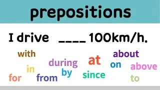 [Prepositions] English Prepositions I English Grammar