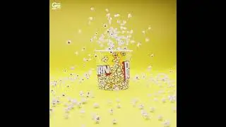 Popcorn Animation with Blender 3D