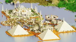 Aradir City 🌆 - A Minecraft Timelapse 4K