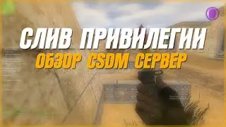 СЛИВ ПРИВИЛЕГИИ | ОБЗОР CSDM СЕРВЕРА - CS 1.6