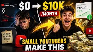 What Small YouTubers Do to Make $10K/Month