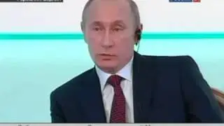 Путин использует ораторский прием, обращаясь к залу