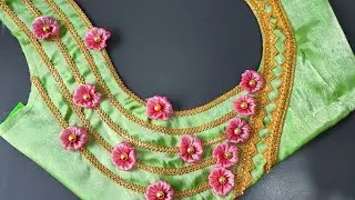Latest Tranding Jimmy chhoo saree blouse design | Popular model blouse design stitching |