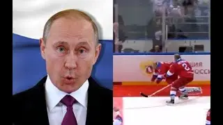 Модное падение Путина на льду.