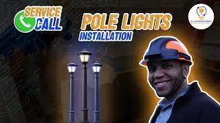 All in One Electrical: Pool Area Pole Light Installation Project