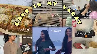 Days in my winter vacay vlog|FEFU|lots of editing,filming,cooking&🛍️|Far eastern federal university