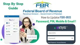 How to Update FBR Iris Password, PIN, Mobile & Email (Step by Step), #fbreels #iris #taxfiling #fbr