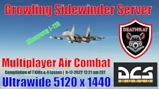 DCS Growling Sidewinder Multiplayer Server | Samsung 49" G9 Odyssey Ultrawide Monitor | 9-17-2022