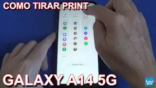 Samsung Galaxy A14 - Como tirar print ou capturar tela - Rápido e fácil