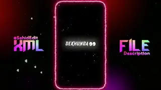 BACHNA AE HASEENO🔥🥵ATTITUDE XML FILE⚡😎NEW TREND XML FILE 🥵New trending hindi xml for alight motion.