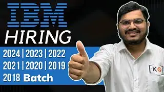 IBM Hiring 2024 2023 2022 2021 2020 2019 & 2018 Batch Freshers & Experienced | IBM Off Campus Drive