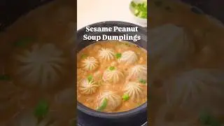 Soup Dumplings with Sesame Peanut Sauce Recipe