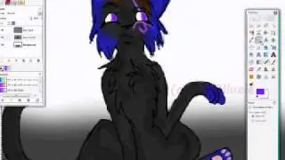 New Blue Speed Paint