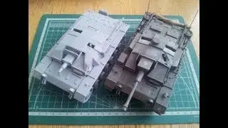 StuG III ausf B (Zvezda) 35 scale...шаг 1