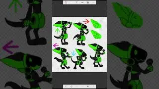 GreenStar the Protogen (Friday Night Funkin)